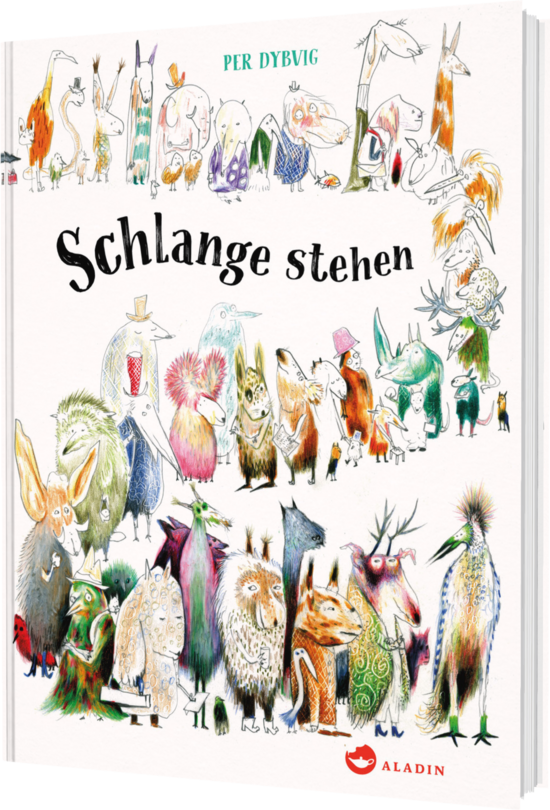 Blick ins Buch Schlange stehen