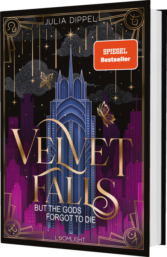 Blick ins Buch Velvet Falls, but the Gods forgot to die