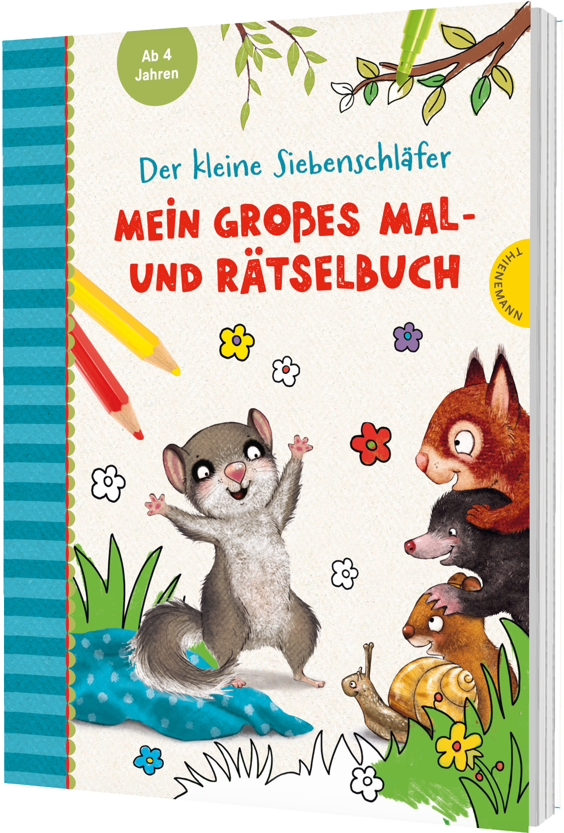 Mein großes Mal- und Rätselbuch